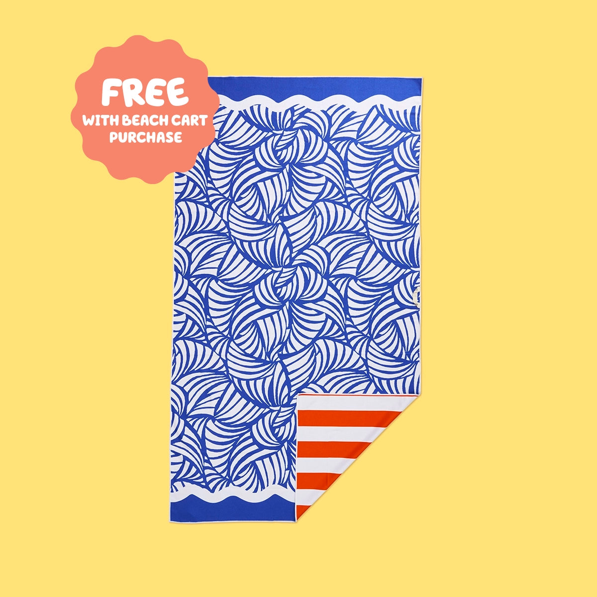 Ocean Wave Maxi Sand Free Towel